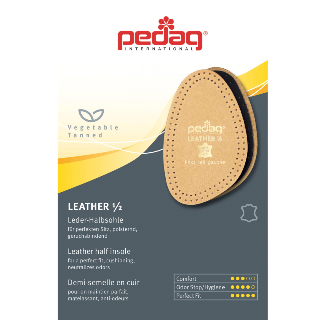 Pedag leather halve zool