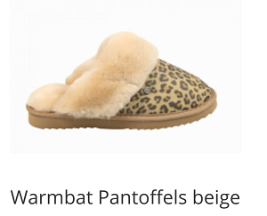 Warmbat pantoffels Flurry panter