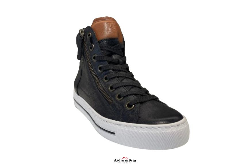 Paul Green Damesschoenen Sneakers zwart Aad van den Berg modeschoenen