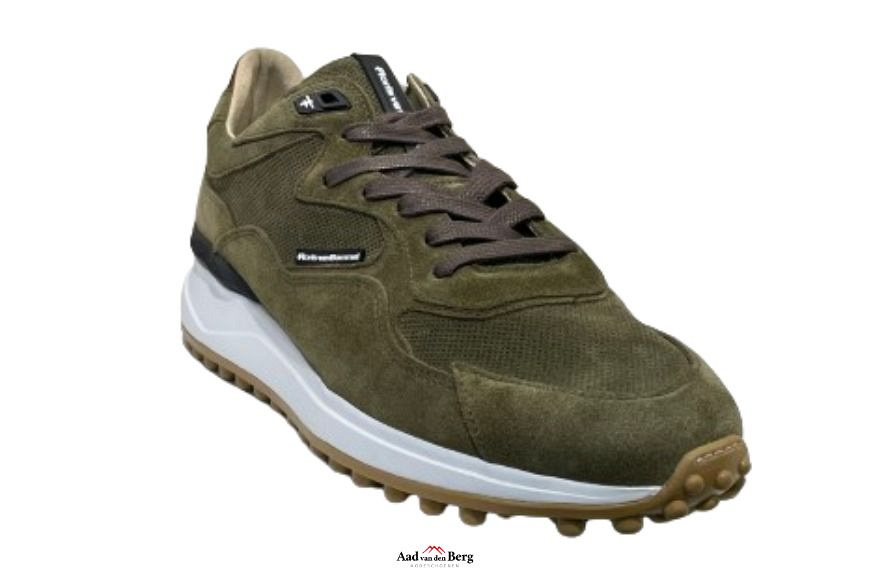 Floris van Bommel Herenschoenen Sneakers groen 43 Aad van den Berg modeschoenen