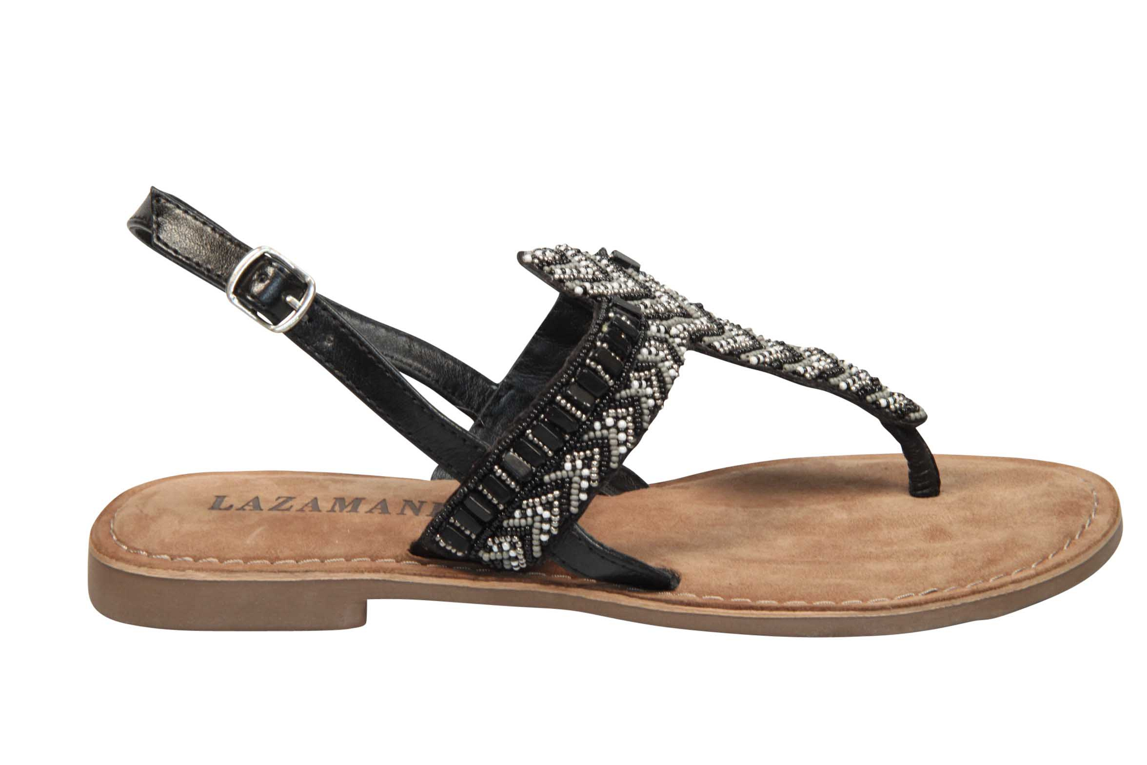 Verandering Kip Kenmerkend Lazamani Damesschoenen Sandalen zwart 40 | Aad van den Berg modeschoenen