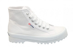 Superga Damesschoenen Veterlaarsjes wit