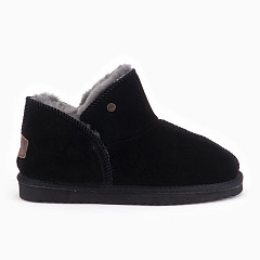 Warmbat Pantoffels zwart
