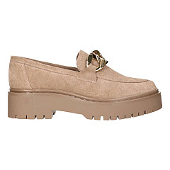 Shoecolate Damesschoenen Instappers beige