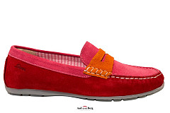 Sioux Damesschoenen Instappers rood