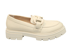 Mjus Damesschoenen Instappers beige