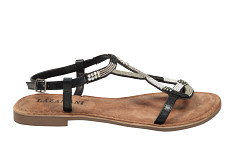 Lazamani Damesschoenen Sandalen zwart