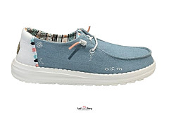 HeyDude Damesschoenen Veterschoenen blauw