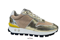 Floris van Bommel Damesschoenen Sneakers goud