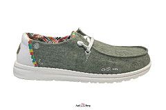 HeyDude Damesschoenen Veterschoenen groen