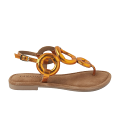 Lazamani Damesschoenen Sandalen oranje