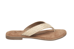 Lazamani Damesschoenen Slippers goud