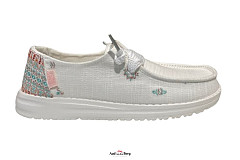 HeyDude Damesschoenen Veterschoenen wit