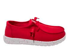 Hey Dude Damesschoenen Veterschoenen rood