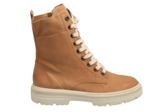 Paul Green Damesschoenen Veterlaarsjes beige