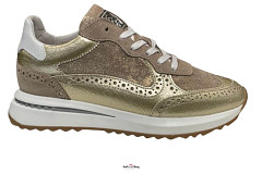 Floris van Bommel Damesschoenen Sneakers goud