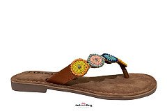 Lazamani Damesschoenen Slippers multi collor