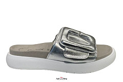 Gabor Damesschoenen Slippers zilver