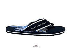 Tommy Hilfiger Herenschoenen Slippers blauw