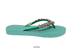 Lazamani Damesschoenen Slippers groen