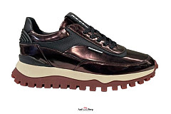 Floris van Bommel Damesschoenen Sneakers bruin
