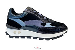 Floris van Bommel Damesschoenen Sneakers blauw