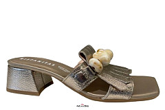 Hispanitas Damesschoenen Slippers brons