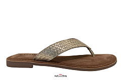 Lazamani Damesschoenen Slippers goud