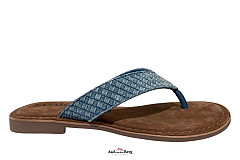 Lazamani Damesschoenen Slippers blauw