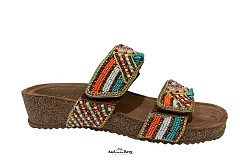Lazamani Damesschoenen Slippers multi collor