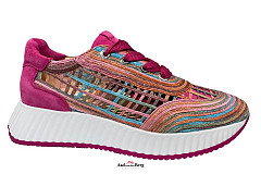 Softwaves Damesschoenen Sneakers fuchsia
