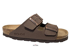 Rohde Damesschoenen Slippers bruin