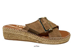 Viguera Damesschoenen Slippers bruin