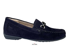 Sioux Damesschoenen Instappers blauw