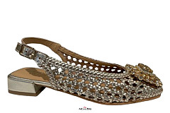 ParodiShoes Damesschoenen Sandalen goud