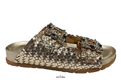 ParodiShoes Damesschoenen Slippers goud