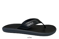 OluKai Herenschoenen Slippers zwart