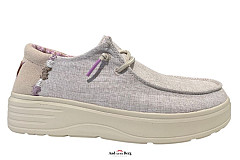 Pitas Damesschoenen Veterschoenen beige
