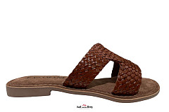 Lazamani Damesschoenen Slippers bruin