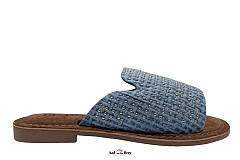 Lazamani Damesschoenen Slippers blauw