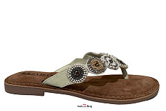 Lazamani Damesschoenen Slippers wit