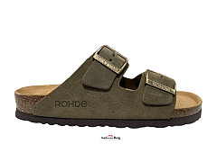 Rohde Damesschoenen Slippers groen