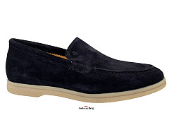 Van Bommel Herenschoenen Instappers blauw