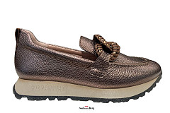 Hispanitas Damesschoenen Instappers brons
