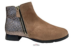 Hassia Damesschoenen Enkellaarsjes beige