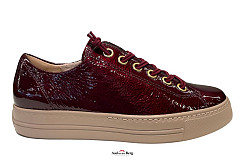 Paul Green Damesschoenen Sneakers bordeau