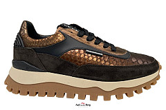 Floris van Bommel Damesschoenen Sneakers brons