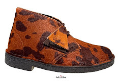Clarks Damesschoenen Veterboots bruin