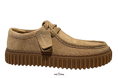 Clarks Herenschoenen Veterschoenen beige