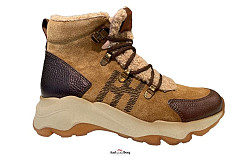 Hispanitas Damesschoenen Veterboots bruin